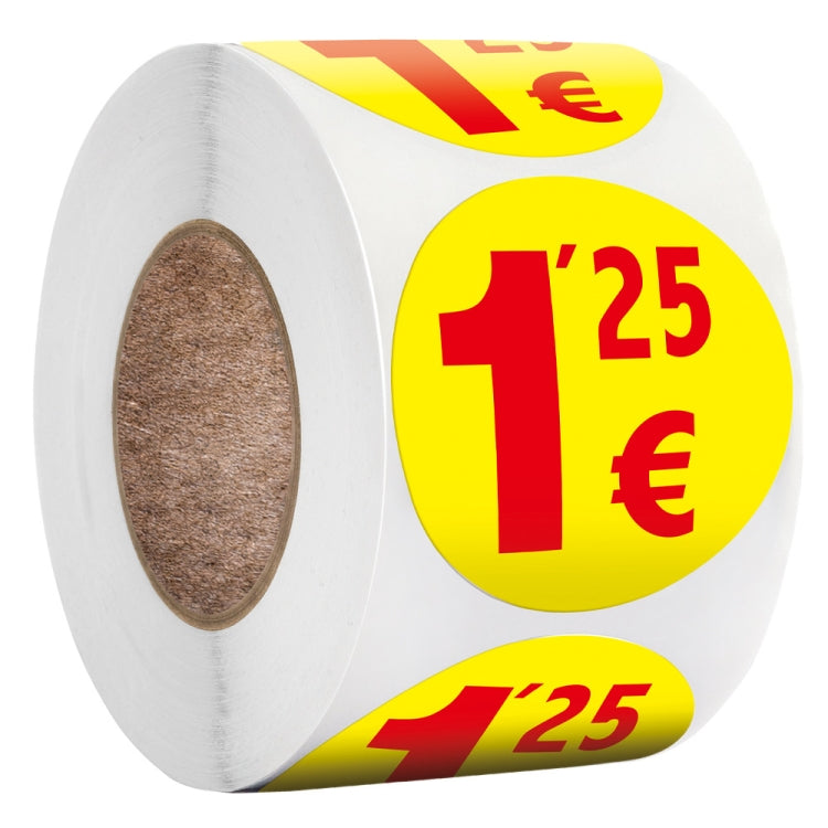 500 chiếc / cuộn nhãn giá 3.8cm, nhãn niêm phong siêu thị, mã S119, S120