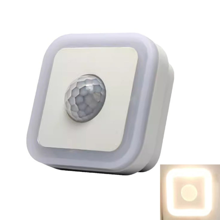 Đèn cảm biến tự động LED cho người dùng trong nhà, đèn ngủ không dây cắm điện, đèn cầu thang hành lang, phích cắm Mỹ, 3W