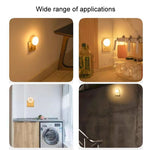 Đèn cảm biến tự động LED cho người dùng trong nhà, đèn ngủ không dây cắm điện, đèn cầu thang hành lang, phích cắm Mỹ, 3W