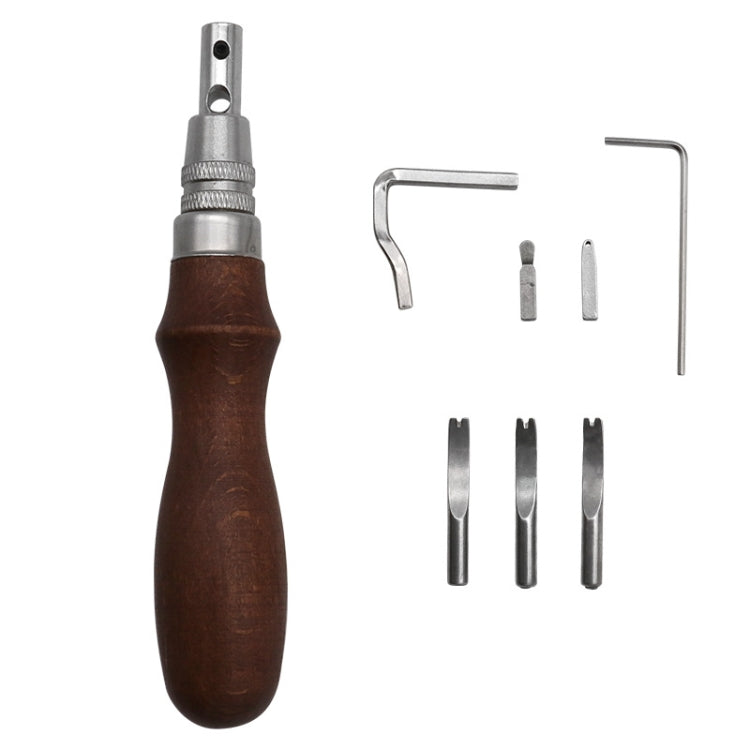 Bộ 7 trong 1 dao cắt rãnh và ép mép da