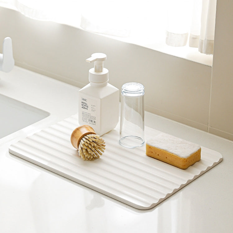 Thảm làm khô nhà bếp bằng đá tảo thoát nước đế bếp khô nhanh, 30x40cm
