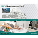 Thảm làm khô nhà bếp bằng đá tảo thoát nước đế bếp khô nhanh, 30x40cm