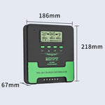 Bộ điều khiển năng lượng mặt trời MPPT nhận dạng chiếu sáng thông minh 12V/24V 60A, CM-D60, CM-D50