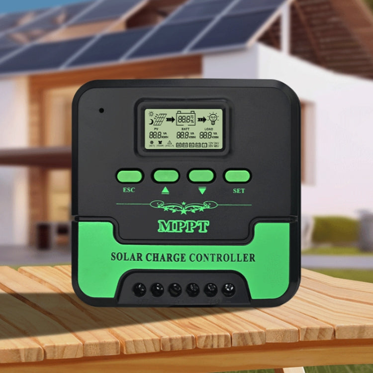 Bộ điều khiển năng lượng mặt trời MPPT nhận dạng chiếu sáng thông minh 12V/24V 60A, CM-D60, CM-D50