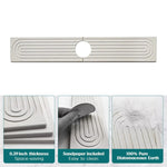 Thảm hút nước đá tảo khô nhanh cho bếp, phòng tắm, vòi nước, bồn rửa, 40x10cm+10x10cm, 60x10cm+10x10cm