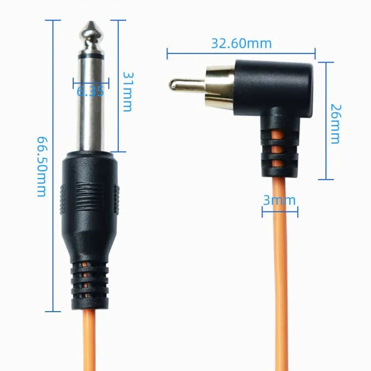 Dây nguồn kết nối động cơ bút xăm khuỷu tay RCA