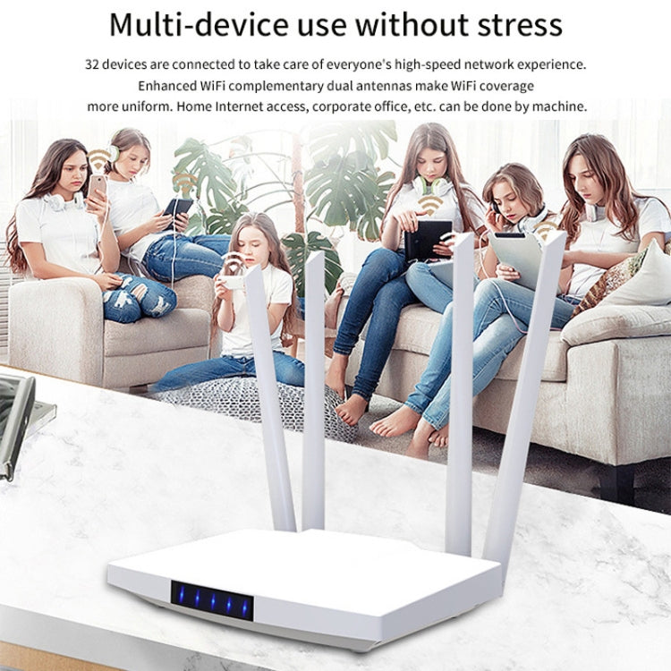 Bộ phát WiFi SIM Card 4G điểm truy cập chia sẻ di động CPE Full Netcom, Cắm EU, MC119