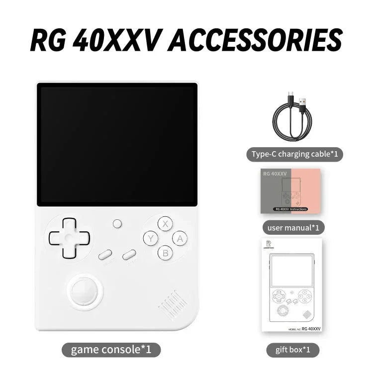 Máy chơi game cầm tay cổ điển ANBERNIC RG40XXV màn hình HD dọc với đèn nền, bộ nhớ 64GB, 64GB+128GB, 64GB+256GB