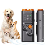 Thiết Bị Đuổi Chó Ngăn Sủa Siêu Âm Đầu Đôi Có Đèn LED Công Suất Cao, P7