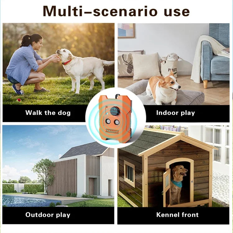 Thiết Bị Huấn Luyện Chó Ngăn Sủa Siêu Âm Với 3 Chế Độ, D3