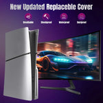 Vỏ mặt thay thế cho PS5 Slim, có thể tháo rời, phiên bản đĩa màu đen, phiên bản kỹ thuật số màu đen, phiên bản đĩa màu trắng, phiên bản kỹ thuật số màu trắng, phiên bản đĩa màu xám, phiên bản kỹ thuật số màu xám