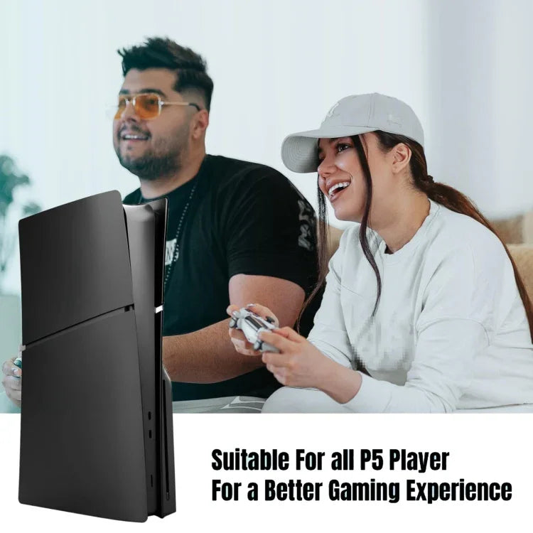 Vỏ mặt thay thế cho PS5 Slim, có thể tháo rời, phiên bản đĩa màu đen, phiên bản kỹ thuật số màu đen, phiên bản đĩa màu trắng, phiên bản kỹ thuật số màu trắng, phiên bản đĩa màu xám, phiên bản kỹ thuật số màu xám