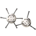 Steel Wire Weeding Wheel Twisted Wire Weeding Disc Mower Blade Accessories, 3-heads, 6-heads