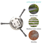 Steel Wire Weeding Wheel Twisted Wire Weeding Disc Mower Blade Accessories, 3-heads, 6-heads