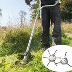 Steel Wire Weeding Wheel Twisted Wire Weeding Disc Mower Blade Accessories, 3-heads, 6-heads