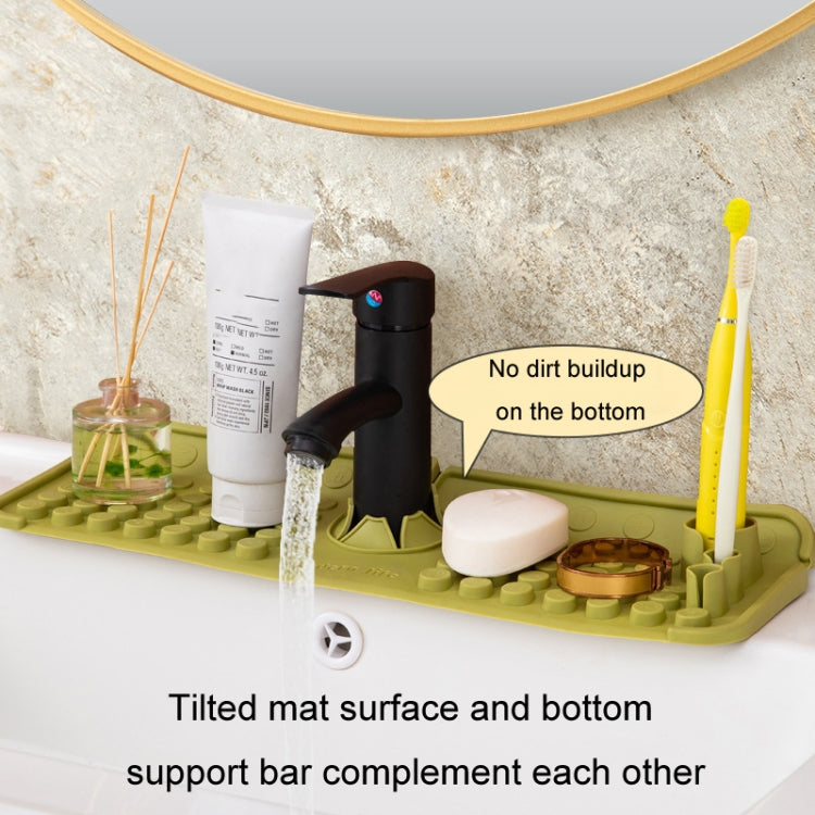 Thảm thoát nước silicone vòi nước đa chức năng, thảm chống trượt và chống bắn nước cho bồn rửa gia đình