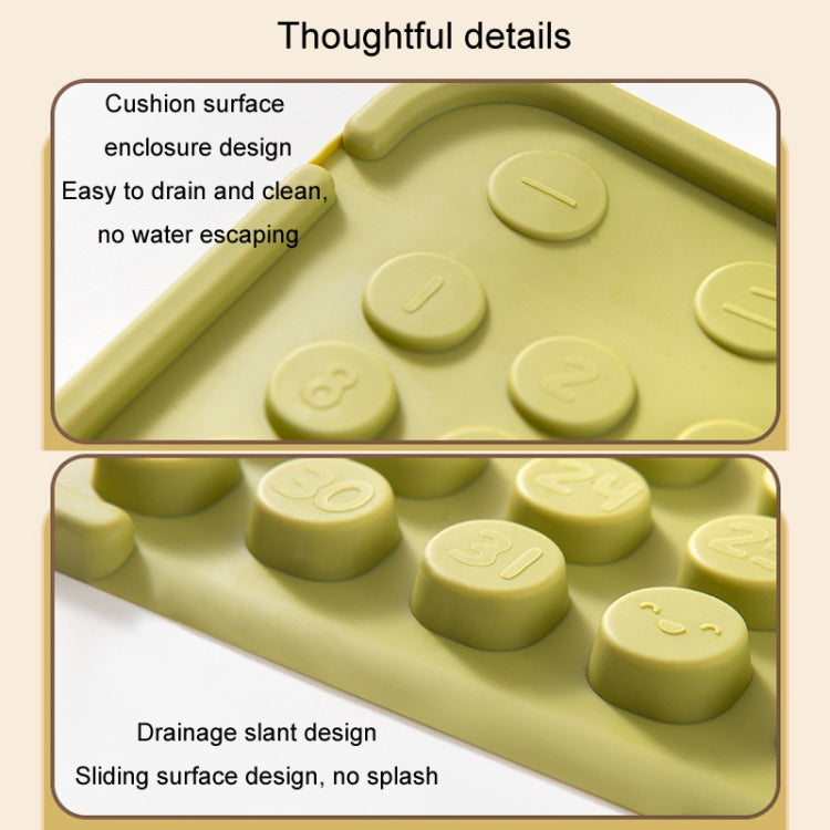 Thảm thoát nước silicone vòi nước đa chức năng, thảm chống trượt và chống bắn nước cho bồn rửa gia đình