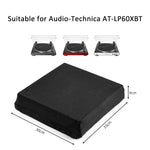 Vỏ phủ bụi bằng vải nỉ cho máy chơi đĩa vinyl Audio-Technica AT-LP60XBT, hộp có dây đàn hồi, vỏ phủ bụi AT-LP60XBT
