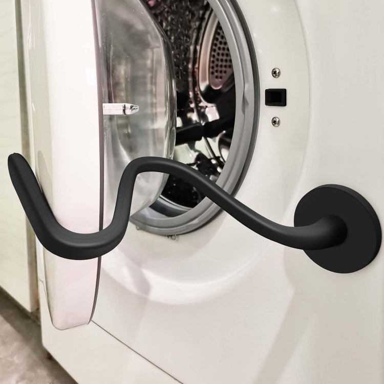 Chặn cửa máy giặt từ tính linh hoạt đa năng cho máy giặt cửa trước, 43mm đen, 43mm trắng, 66mm đen, 66mm trắng