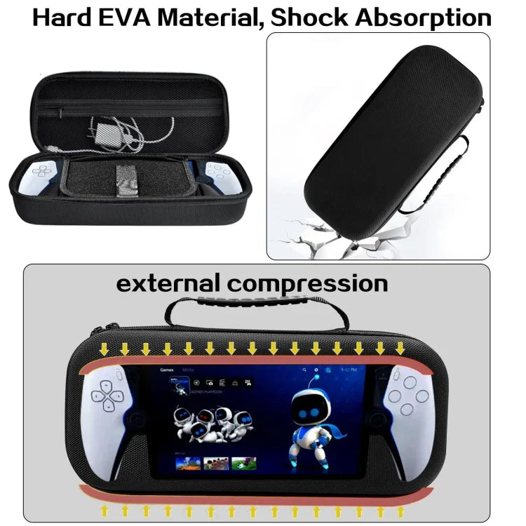 Túi đựng chống sốc và chống nước EVA cho máy chơi game PS Portal
