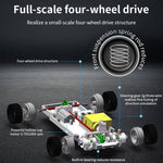 Xe điều khiển từ xa mini 4WD trượt tỷ lệ 1:43, 4301 Mustang đen, 4302 M3 xanh, 4303 911 cam, 4304 GTR bạc, 4301G Mustang đen có con quay hồi chuyển, 4302G M3 xanh có con quay hồi chuyển, 4303G 911 cam có con quay hồi chuyển