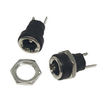 30 cái ổ cắm nguồn DC cái cho thiết bị điện tử kèm đai ốc, DC5.5x2.1MM, DC5.5x2.1MM bằng đồng nguyên chất, DC5.5x2.5MM, DC3.5x1.3MM