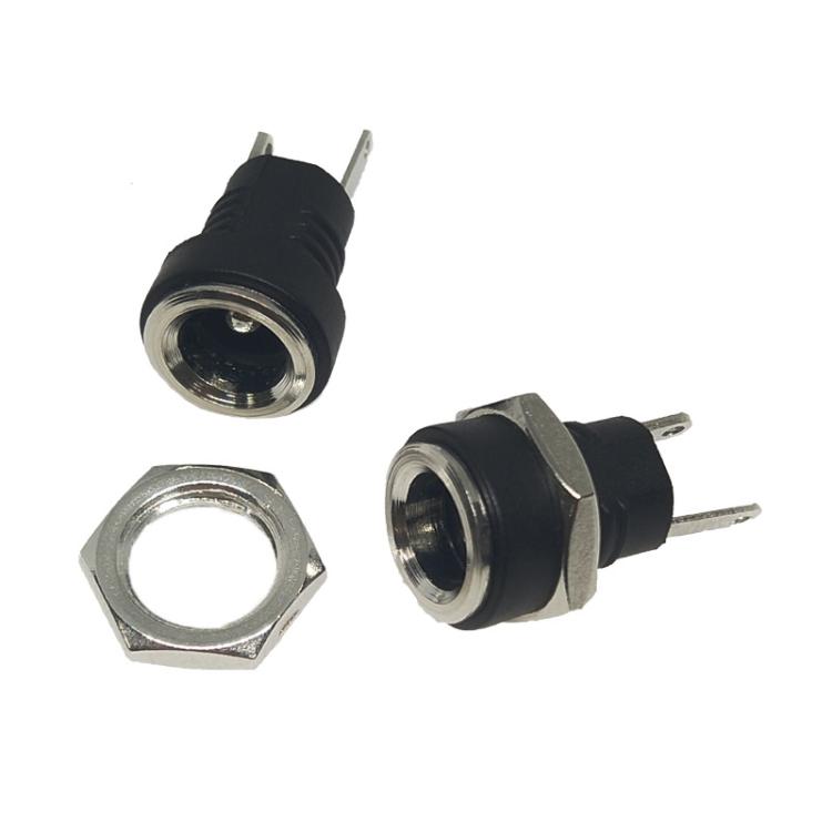 30 cái ổ cắm nguồn DC cái cho thiết bị điện tử kèm đai ốc, DC5.5x2.1MM, DC5.5x2.1MM bằng đồng nguyên chất, DC5.5x2.5MM, DC3.5x1.3MM