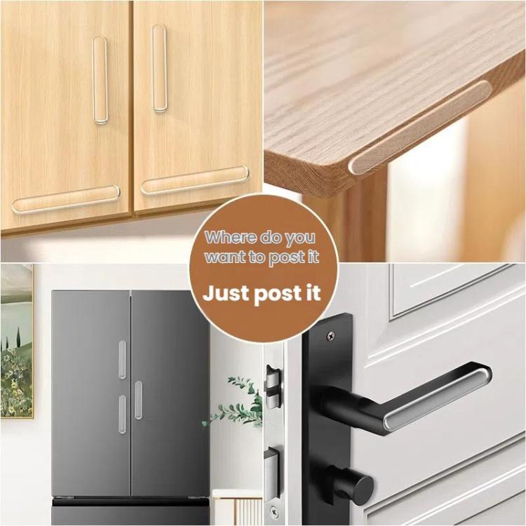 5 miếng / gói miếng dán chống va đập trong suốt tự dính cho góc tủ bàn, 35 x 10mm, 63 x 10mm, 150 x 15mm