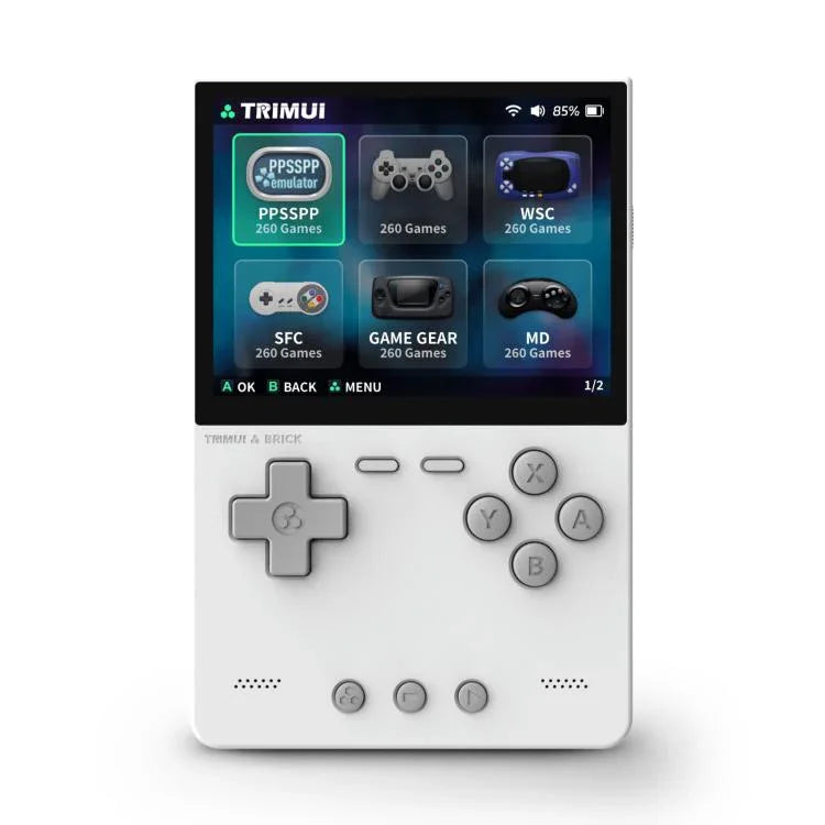 Máy chơi game cầm tay TRIMUI BRICK mã nguồn mở, không dây Bluetooth HD Retro Arcade, bản tiêu chuẩn không thẻ, 64G, 128G, 256G