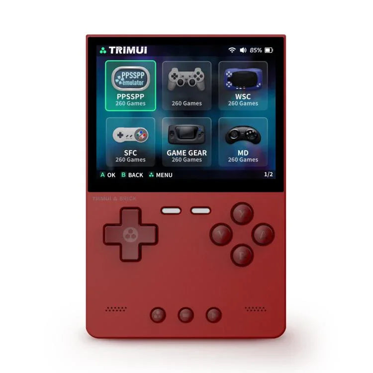 Máy chơi game cầm tay TRIMUI BRICK mã nguồn mở, không dây Bluetooth HD Retro Arcade, bản tiêu chuẩn không thẻ, 64G, 128G, 256G