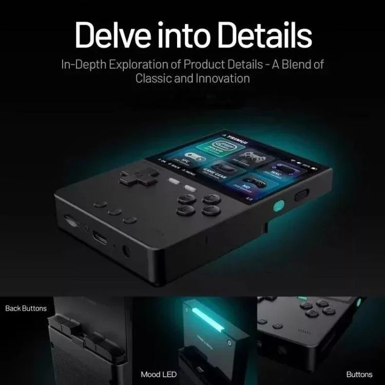 Máy chơi game cầm tay TRIMUI BRICK mã nguồn mở, không dây Bluetooth HD Retro Arcade, bản tiêu chuẩn không thẻ, 64G, 128G, 256G