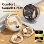 M76 Intelligent AI Translation On-Ear Digital Display Bluetooth Earphone