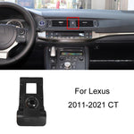 For Lexus Car Special Mobile Phone Navigation Bracket Base, 06-11 ES, 06-11 IS, 09-14 RX, 11-21 CT, 13-17 ES, 15-22 RX, 16-19 LX570, 16-21 NX, 18-20 ES, 18-21 LS, 19-21 UX, 21-22 ES, 22 NX