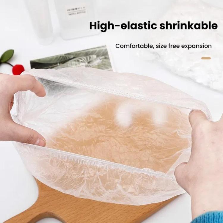 150 chiếc/gói mũ tắm dùng một lần chống thấm nước trong suốt, đường kính 23.5cm, PE