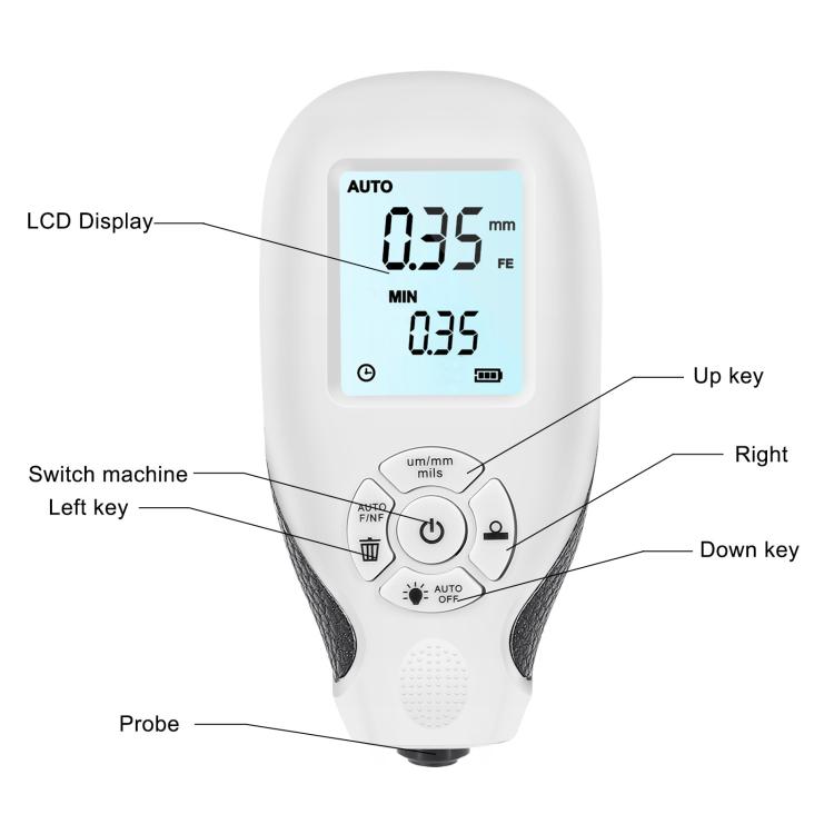 Máy đo độ dày lớp sơn chống trượt độ chính xác cao