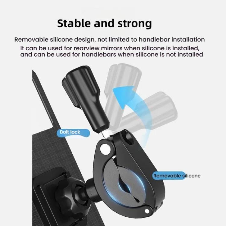 Túi đựng điện thoại chống nước gắn xe đạp, xe máy, giá đỡ tay lái, gương, size L, XL