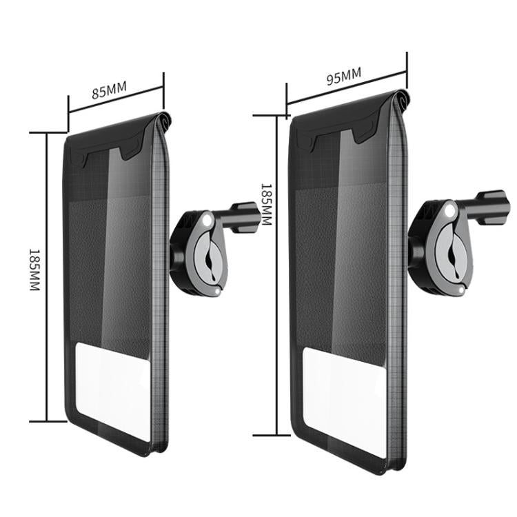 Túi đựng điện thoại chống nước gắn xe đạp, xe máy, giá đỡ tay lái, gương, size L, XL