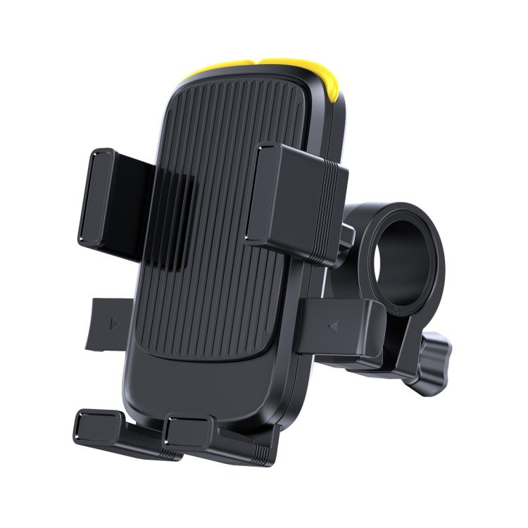 Giá đỡ điện thoại xe đạp, xe máy có dây silicone giấu, gắn tay lái, gương chiếu hậu