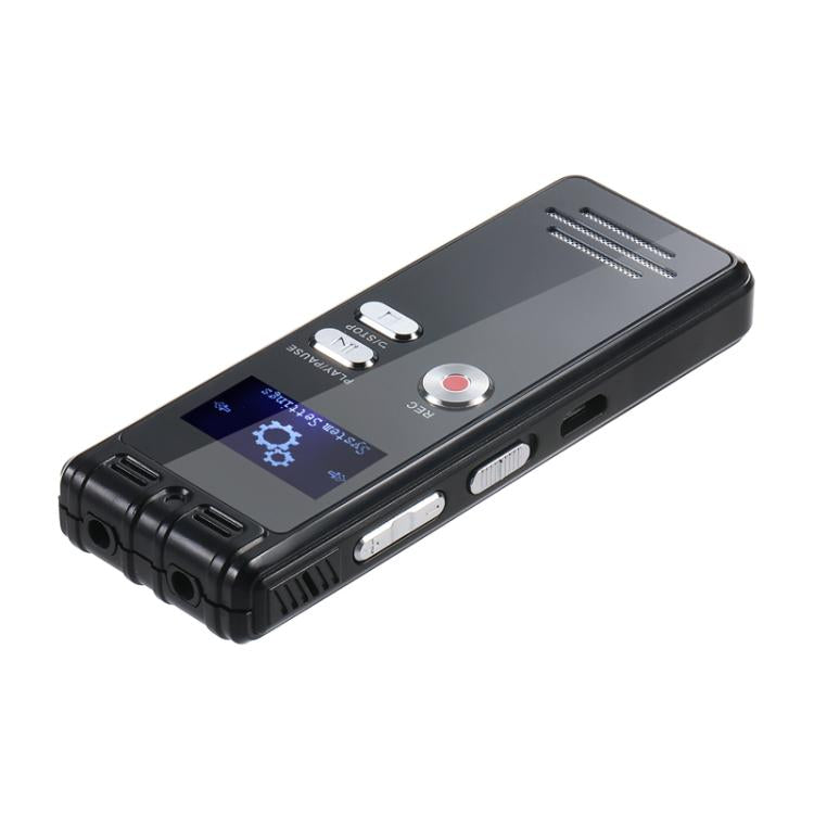 Máy ghi âm phỏng vấn màn hình LED 0.8 inch SK6, máy nghe nhạc MP3 sạc USB, không có bộ nhớ, 32GB