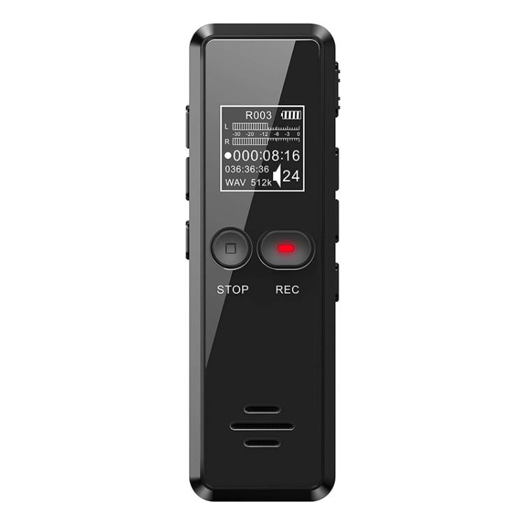 Máy ghi âm mini HD phỏng vấn màn hình LCD 0.9 inch, máy nghe nhạc MP3 sạc USB, 8GB, 16GB, 32GB, 64GB