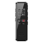 Máy ghi âm mini HD phỏng vấn màn hình LCD 0.9 inch, máy nghe nhạc MP3 sạc USB, 8GB, 16GB, 32GB, 64GB