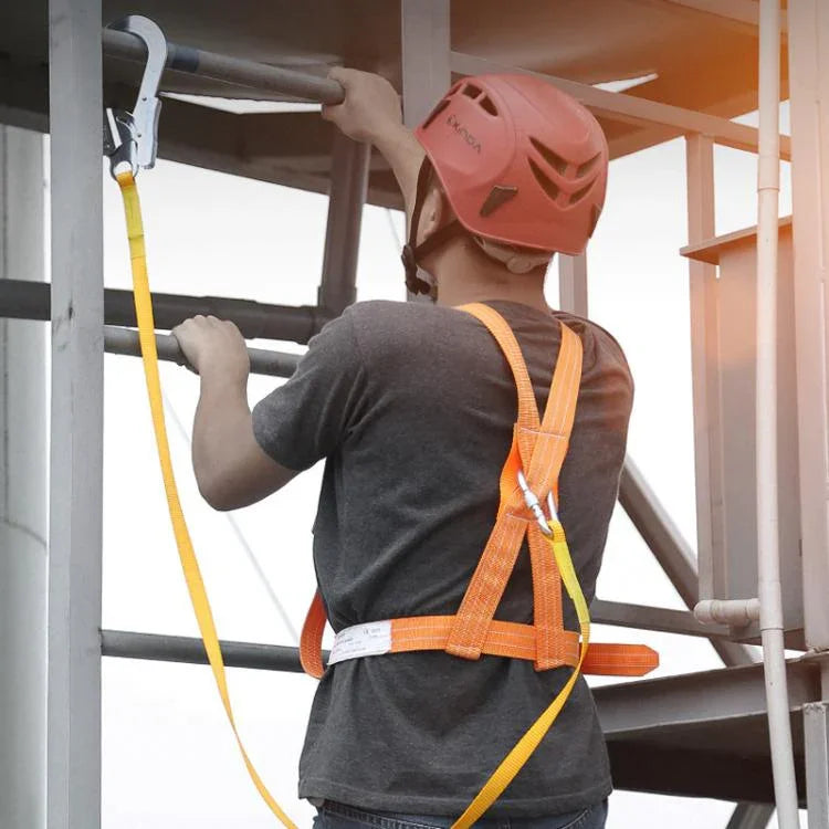 XINDA XDD9304 Dây bảo hộ làm việc trên cao ngoài trời dây an toàn công nghiệp có móc, dài 1,8m