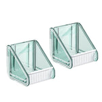 2 chiếc/gói giá đựng gel tắm dầu gội gắn tường có thể điều chỉnh khoảng cách lỗ