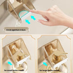 2 chiếc/gói giá đựng gel tắm dầu gội gắn tường có thể điều chỉnh khoảng cách lỗ