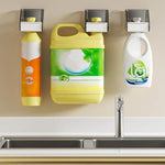 2 chiếc/gói giá đựng gel tắm dầu gội gắn tường có thể điều chỉnh khoảng cách lỗ