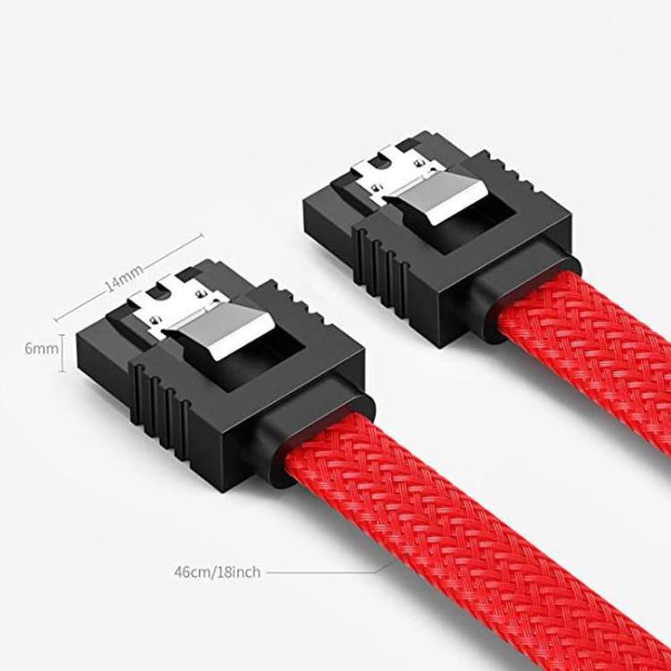 Cáp nguồn ổ cứng máy tính SATA3.0 có lớp bọc nhôm chống nhiễu, dài 0.5m