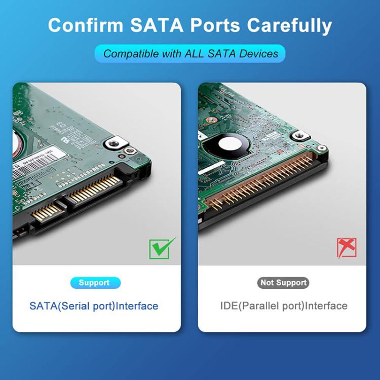 Cáp nguồn ổ cứng máy tính SATA3.0 có lớp bọc nhôm chống nhiễu, dài 0.5m