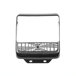 For Tesla New Model 3 / Y Car Rear Air Conditioning Vent Protection Frame, Matte Carbon Pattern, Glossy Carbon Pattern, Matte Black