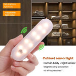 Đèn tủ LED cảm biến chuyển động từ tính có thể sạc lại, 20 LED, 3 nhiệt độ màu, A68-3A-11cm