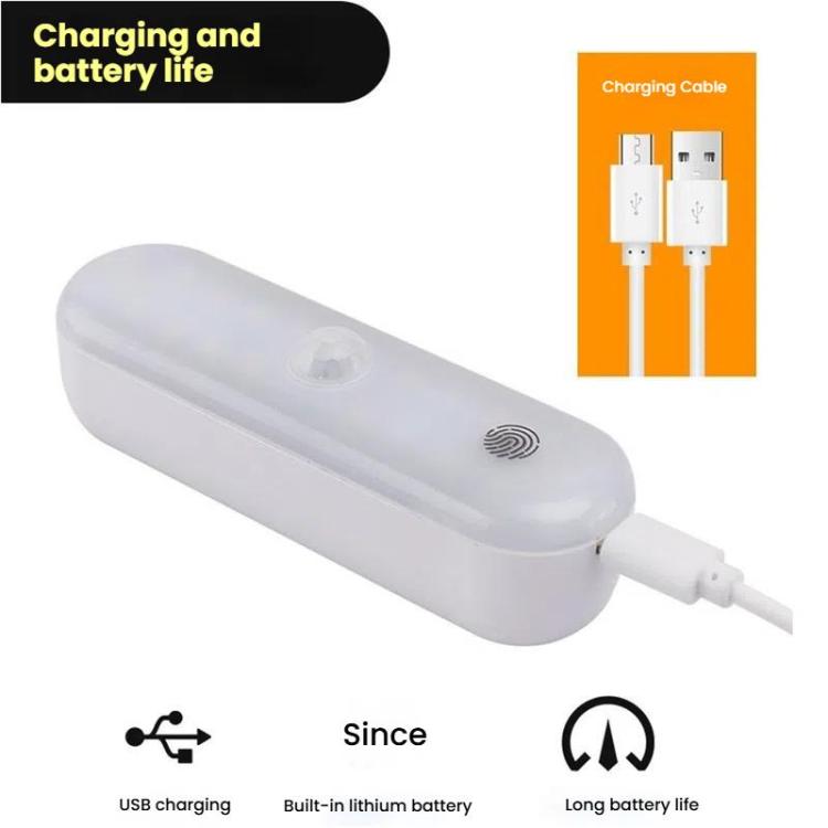 Đèn tủ LED cảm biến chuyển động từ tính có thể sạc lại, 20 LED, 3 nhiệt độ màu, A68-3A-11cm
